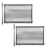 Aleko 2-Panel Fence Kit - BARCELONA Style - 8x5 ft.