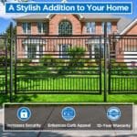 Aleko 2-Panel Fence Kit - BARCELONA Style - 8x5 ft. - Image 3