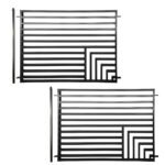 Aleko 2-Panel Fence Kit - FLORENCE Style - 8x5 ft.