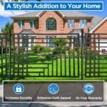 Aleko 2-Panel Fence Kit - KYIV Style - 8x5 ft. - Image 3