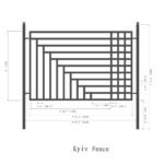 Aleko 2-Panel Fence Kit - KYIV Style - 8x5 ft. - Image 12