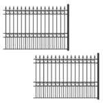 Aleko 2-Panel Fence Kit - LONDON Style - 8x5 ft. Each