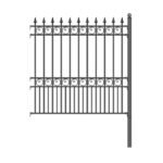 Aleko 2-Panel Fence Kit - LONDON Style - 8x5 ft. Each - Image 4