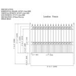 Aleko 2-Panel Fence Kit - LONDON Style - 8x5 ft. Each - Image 8