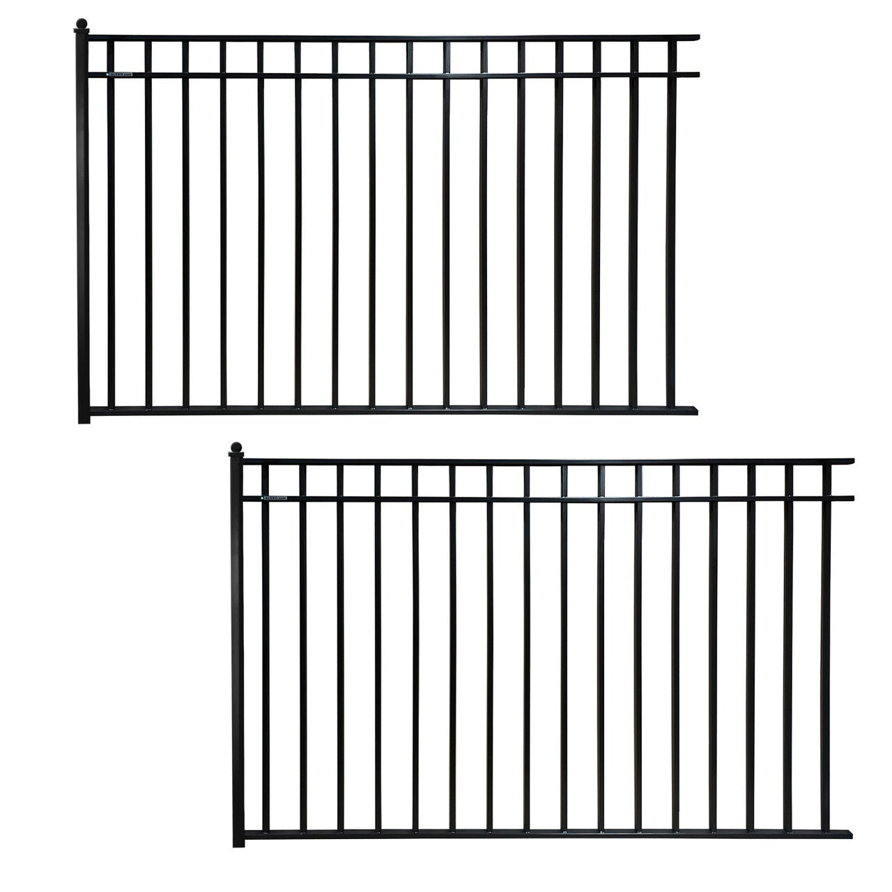 2FENCEMAD-AP_84c7c264-e882-4ba0-837f-82ce28285389 Aleko 2-Panel Fence Kit - MADRID Style - 8x5 ft. Each - Image 1