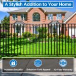 Aleko 2-Panel Fence Kit - MADRID Style - 8x5 ft. Each - Image 6