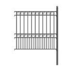 Aleko 2-Panel Fence Kit - PARIS Style - 8x5 ft. Each - Image 4
