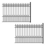 Aleko 2-Panel Fence Kit - PRAGUE Style - 8x5 ft. Each