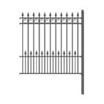 Aleko 2-Panel Fence Kit - PRAGUE Style - 8x5 ft. Each - Image 6