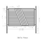 Aleko 2-Panel Fence Kit - SOFIA Style - 8x5 ft. Each - Image 9