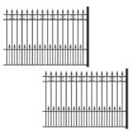 Aleko 2-Panel Fence Kit - VENICE Style - 8x5 ft. Each