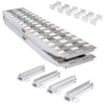 HD Ramps 2 Bunk Load Leveler / 2 Ramp System 8'x20" for 20" H Step Deck Trailers
