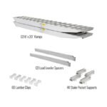HD Ramps 2 Bunk Load Leveler / 2 Ramp System 8'x20" for 26" H Step Deck Trailers - Image 8