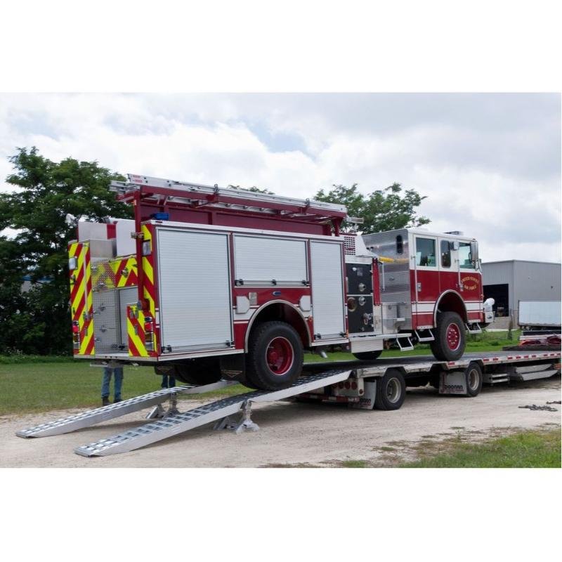 HD Ramps 2 Bunk Load Leveler / 4 Ramp System 16'x20" for 20" H Step Deck Trailers - Image 6