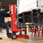 American Forge & Foundry 3598 Air End Lift Bumper Jack 10-Ton Capacity, Pneumatic Power, 48" Max Height - Image 7