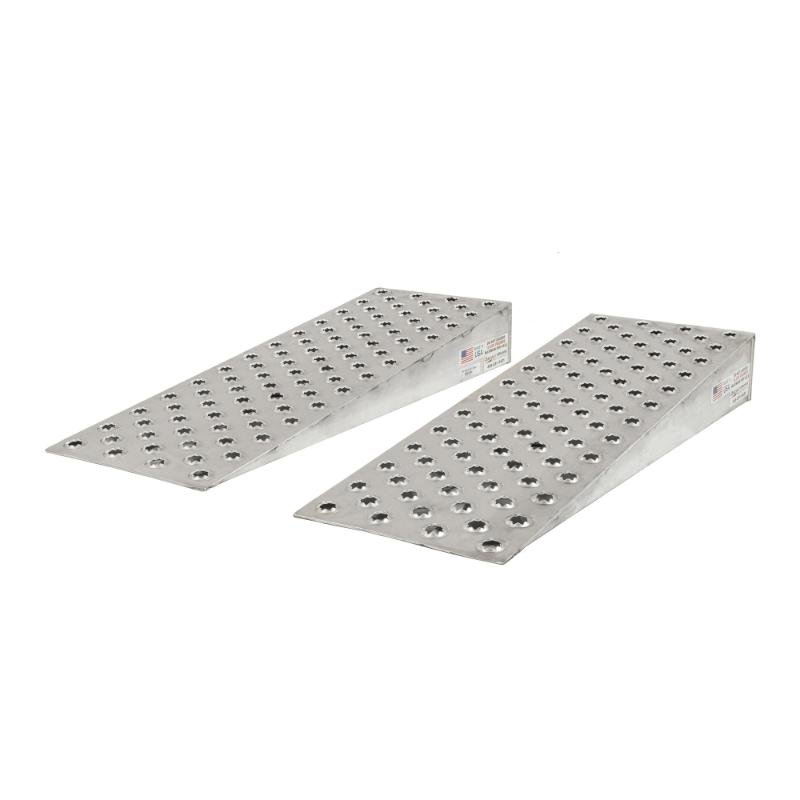 48_x_16_Aluminum_Shipping_Container_Wedge_Ramps_10_000_lb._Capacity_10-16-048-WEDGE HD Ramps 48" x 16" Aluminum Shipping Container Wedge Ramps 10,000 lb. Capacity - Image 1
