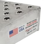 HD Ramps 48" x 16" Aluminum Shipping Container Wedge Ramps 10,000 lb. Capacity - Image 5