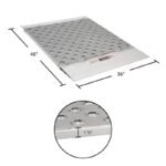 HD Ramps 48" x 36" Punch Plate Shipping Container Ramps 8,000 lb. Capacity - Image 4