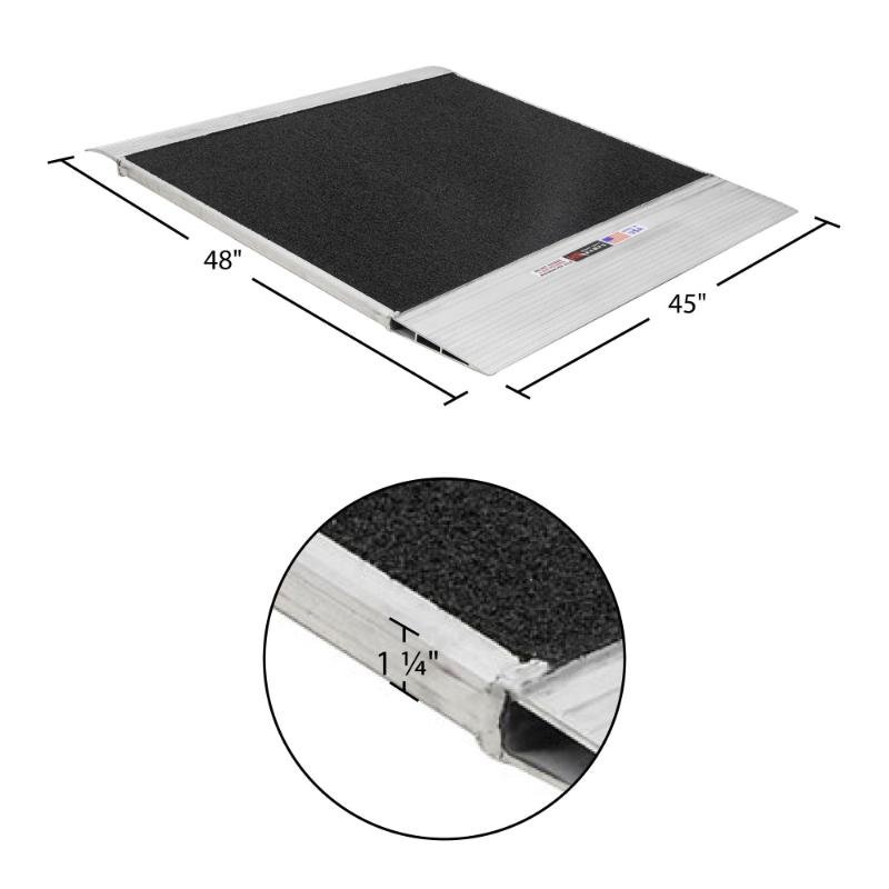 HD Ramps 48" x 45" Grit-Coat Shipping Container Ramps 8,000 lb. Capacity - Image 5