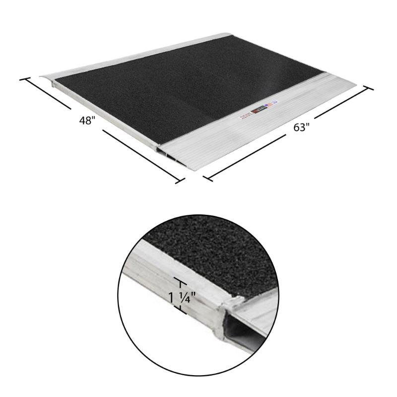 HD Ramps 48" x 63" Grit-Coat Shipping Container Ramps 12,000 lbs Capacity - Image 5