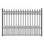 Aleko 4-Panel Steel Fence Kit - PRAGUE Style - 8x5 ft. Each - Image 7