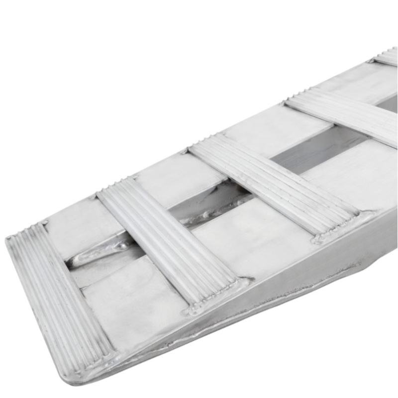 HD Ramps 4' x 12" Hook & Plate Hybrid End Aluminum Car Trailer Ramps 3,000 lbs Capacity - Image 6