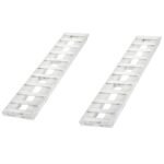 HD Ramps 5' x 12" Aluminum Car Trailer Ramps Hook End with 3,000 lbs Capacity (Pair)