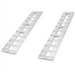 HD Ramps 5' x 12" Hook & Plate Hybrid End Aluminum Car Trailer Ramps 3000 lbs Capacity