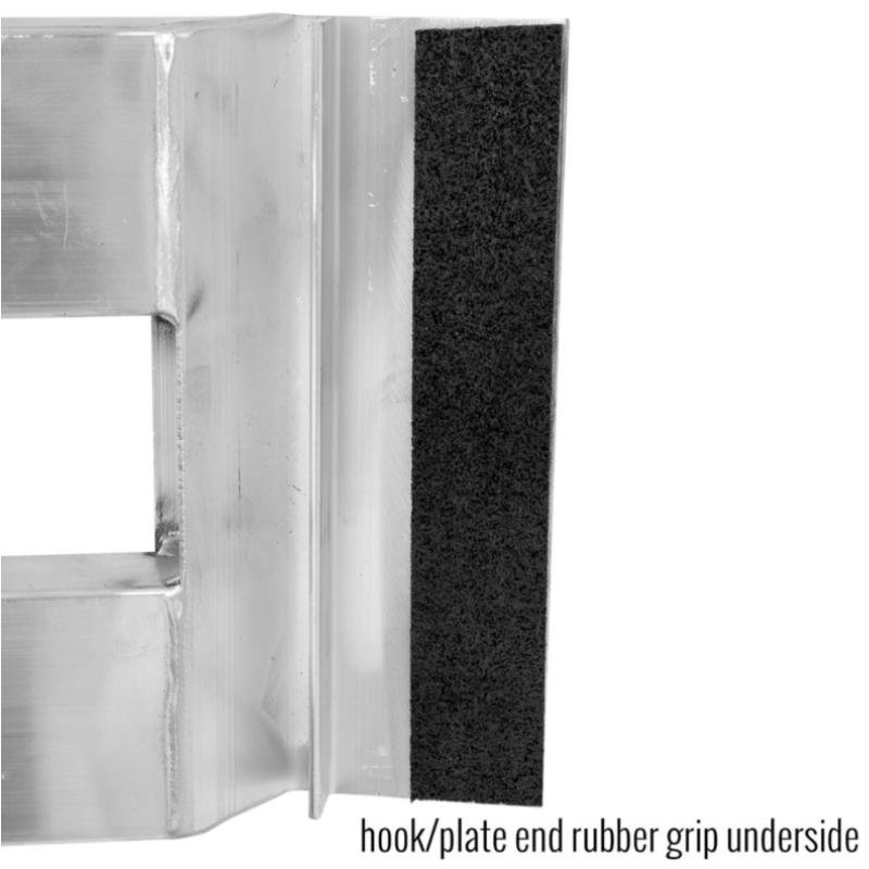 HD Ramps 5' x 12" Hook & Plate Hybrid End Aluminum Car Trailer Ramps 3000 lbs Capacity - Image 6