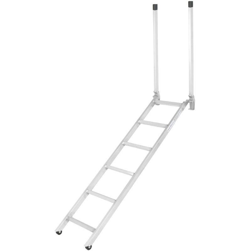 HD Ramps 72" EZ Deck Step® Semi-Trailer Step Ladder Adjustable 54"-66" 375 lbs Capacity - Image 1