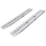 HD Ramps 7' 10" x 15" Aluminum Hook End Car Trailer Ramps 5,000 lbs per Axle