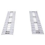 HD Ramps 7' 6" L x 15" W Aluminum Car Trailer Ramps Hook End Knife Foot 7,000 lbs Per Axle