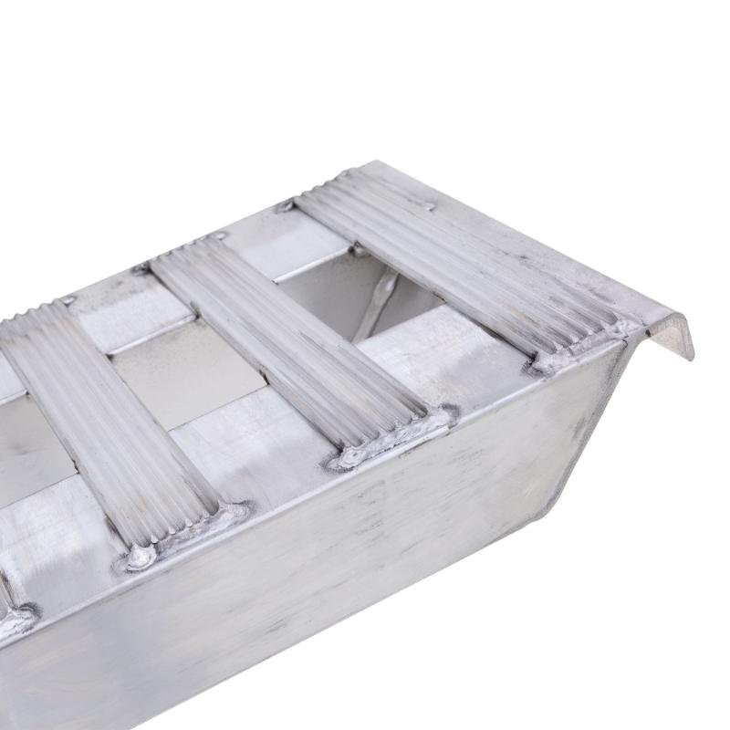 HD Ramps 7' 6" L x 15" W Aluminum Car Trailer Ramps Hook End Knife Foot 7,000 lbs Per Axle - Image 4