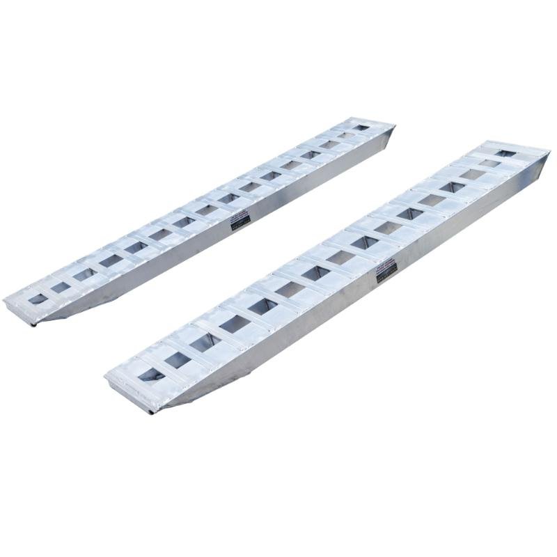 8_x_16_Aluminum_Ramps_with_Pin-On_Ends_10_000_lb._Capacity_10-16-096-02-02 HD Ramps 8' x 16" Aluminum Ramps with Pin-On Ends 10,000 lb. Capacity - Image 1