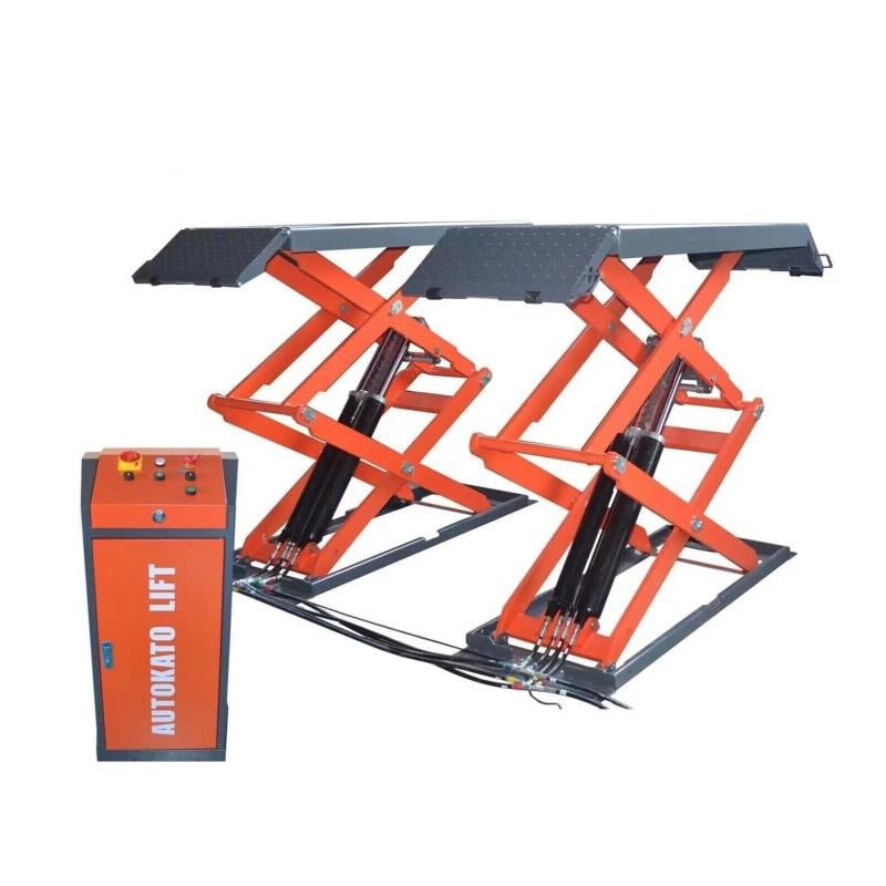 KATOOL KT-X95 Full Rise Scissor Lift – Flush-Mount 8000 lb Capacity Lift with CE Certification and Space-Saving Design - Image 1