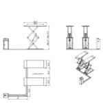 KATOOL KT-X95 Full Rise Scissor Lift – Flush-Mount 8000 lb Capacity Lift with CE Certification and Space-Saving Design - Image 5
