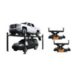 Atlas APEX9 ALI-Certified 9k 4-Post Lift + 2x ProJack 45 Rolling Jacks Combo Package - Image 3