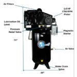 Atlas Air Force AF8 5HP 80-Gallon 2-Stage Air Compressor - Image 2