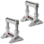 HD Ramps Adjustable Heavy-Duty Lower Ramp Support Stands 18"-24" 23,500 lbs Capacity