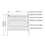 Aleko Berlin - Commercial Grade 8-Panel Steel Fence Kit - 8x6 ft. Each - Image 10