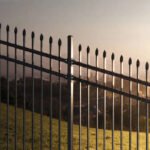 Aleko Tokyo - Commercial Grade 8-Panel Steel Fence Kit for Sloped Ground - 8x6 ft. Each - Image 8