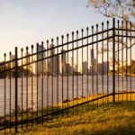 Aleko Tokyo - Commercial Grade 8-Panel Steel Fence Kit for Sloped Ground - 8x6 ft. Each - Image 9