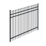 Aleko Tokyo - Commercial Grade 8-Panel Steel Fence Kit for Sloped Ground - 8x6 ft. Each - Image 3