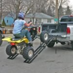Black Widow Aluminum Dual Runner Folding ATV Ramps Powder Coated 10' L x 12-1/4" W with 2,000 lbs Capacity - Image 8