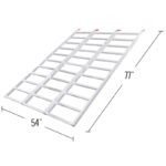 Black Widow Aluminum Extra-Wide Folding ATV Ramp - 6'5" Long - 1,500 lb. Capacity - Image 2