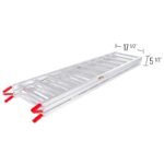 Black Widow Aluminum Extra-Wide Folding ATV Ramp - 6'5" Long - 1,500 lb. Capacity - Image 5