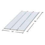 Black Widow Aluminum Extra-Wide Punch Plate Folding ATV Ramp 7' 10" L x 54" W with 1,500 lbs Capacity - Image 9