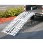 Black Widow Aluminum Folding Arched 3-Piece Motorcycle Ramp - 1,500 lbs Capacity - Image 7
