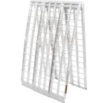 Black Widow Aluminum HD Folding Arched 3-Piece Motorcycle Ramp 10' L with 1,500 lbs Capacity - Image 4