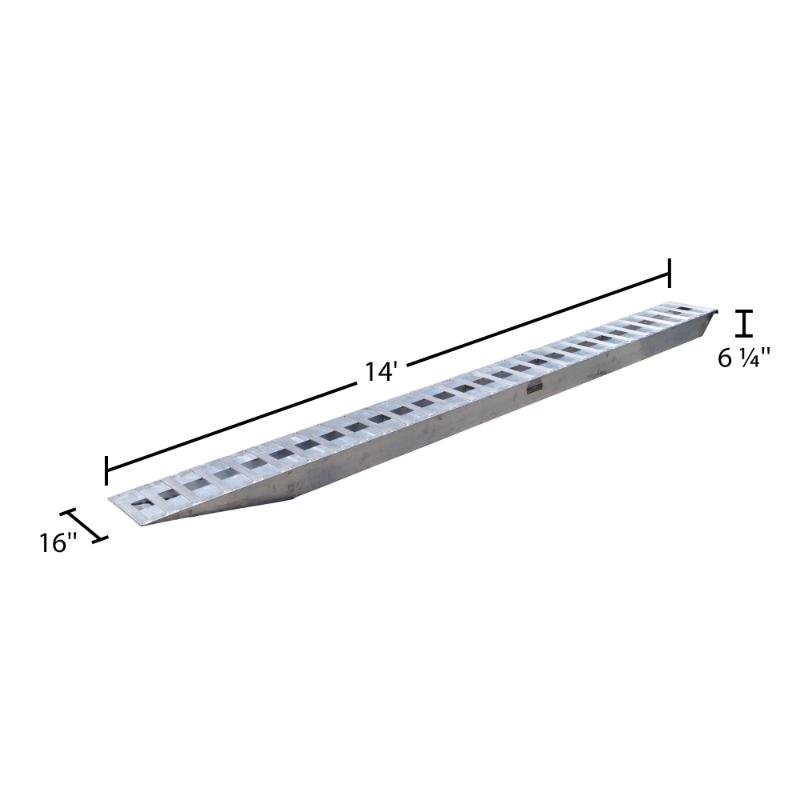 HD Ramps Aluminum Hook-End Ramps 14'x16" with 12,000 lbs Capacity - Image 6